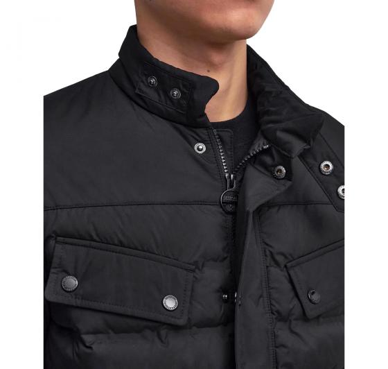 BARBOUR INTERNATIONAL Piumino Uomo Walded Ariel MQU1827BK11 Nero Casual Elegante