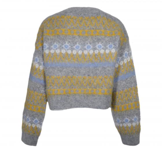 BOSS Maglione Donna Girocollo In Misto Lana C Fimosa 50525157 Colore Grigio
