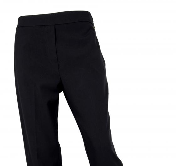 KAOS Pantalone Donna Gamba Dritta Con Elastico QI1CO023 Colore Nero