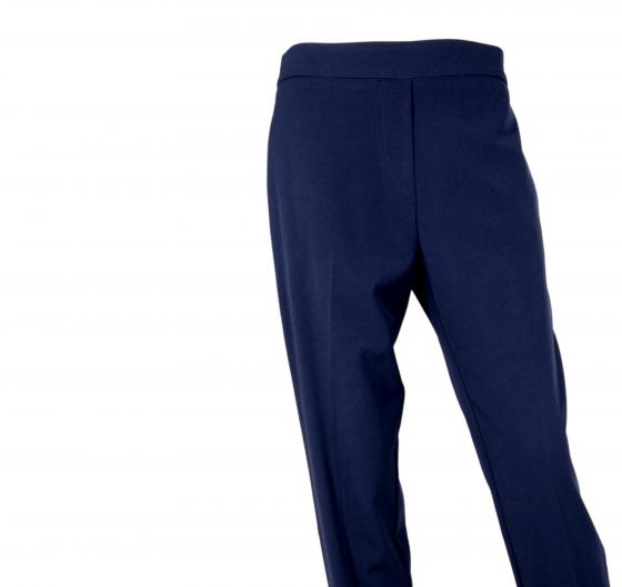 KAOS Pantalone Donna Gamba Dritta Con Elastico QI1CO023 Colore Blu Notte