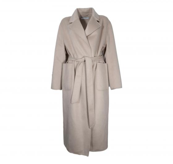 KAOS Cappotto Donna Cinturato QI1NT033 Colore Avorio
