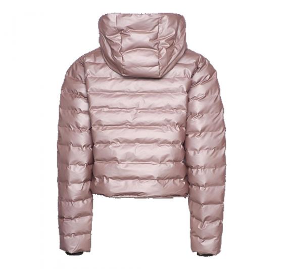 RAINS Giubbotto Trapuntato Unisex 15820 Lohja Short Puffer Jacket W3T2 Colore Rosa