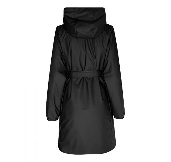 RAINS Lohja Long Insulated Curve Jacket Donna 15880 Colore Nero