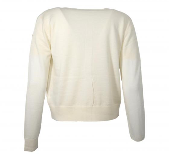 KAOS Completo Donna Maglia Aperta Con T-shirt Manica Corta QI1NT002 Colore Panna
