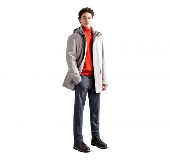 PAUL SHARK Pantalone Uomo Chino In Lana Tecnica 14314076 Colore Grigio