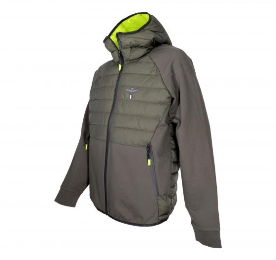 AERONAUTICA MILITARE Giubbotto Uomo Con Cappuccio AF487 Colore Verde Militare