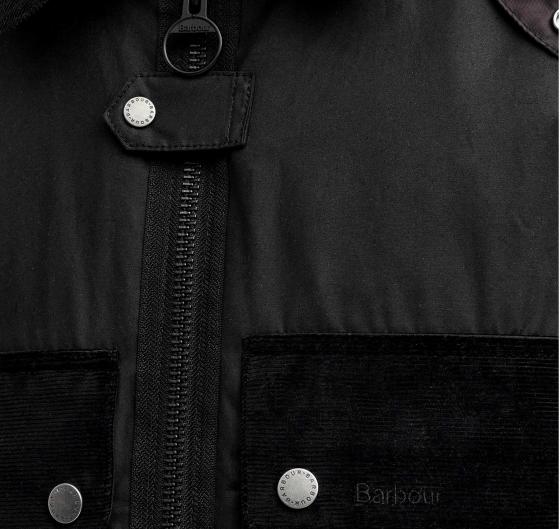 BARBOUR Re-Engineered Spey Waxed Jacket MWX2341BK11 Nero