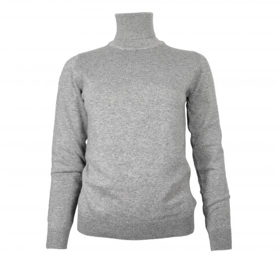 CASHMERE COMPANY Dolcevita Donna 1213 ID115 In Cashmere Lana Colore Grigio