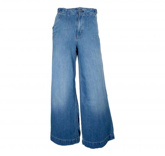 BOSS Jeans Donna Largo Con Pence ZEPHYRUS 50528820 Colore Blu Denim