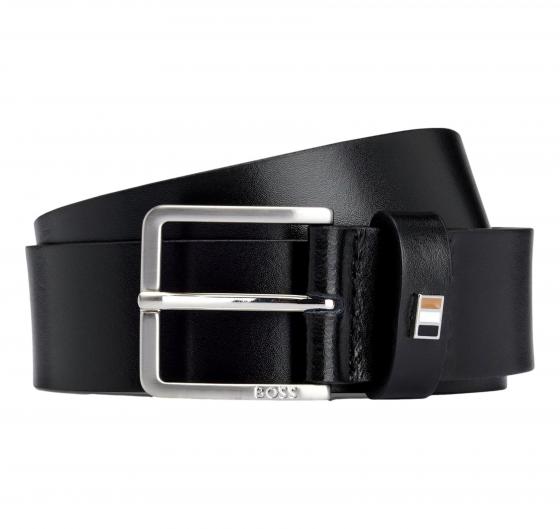 BOSS Cintura Uomo Ther Flag E Sz35 50486839 Pelle Nero