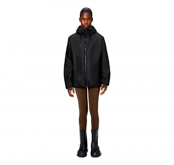 RAINS Lohja Insulated Jacket Unisex Con Cappuccio 15770 Colore Nero