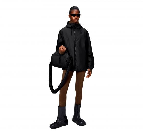 RAINS Lohja Insulated Jacket Unisex Con Cappuccio 15770 Colore Nero