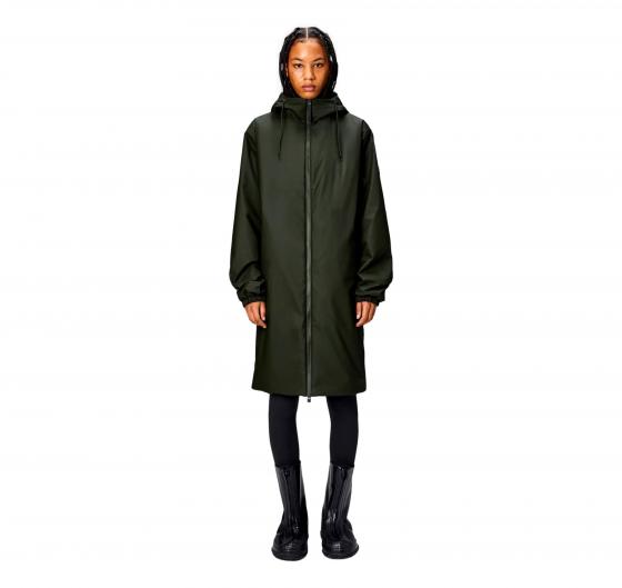 RAINS Lohja Longer Insulated Jacket Unisex 15910 Colore Verde