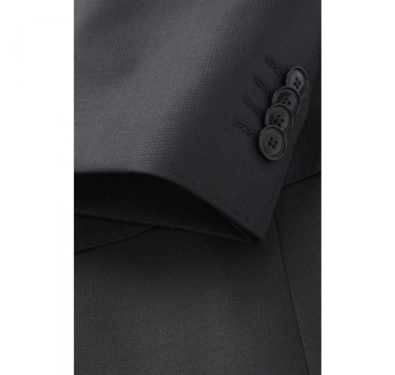 BOSS Abito Uomo Slim Fit In Misto Lana Con Micromotivo 50534913 Colore Nero