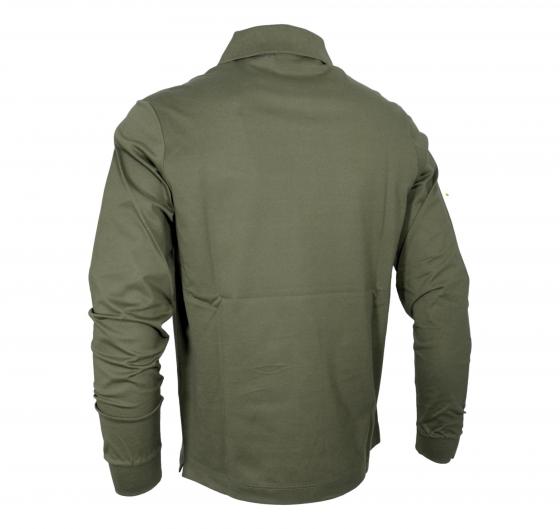 PAUL SHARK Polo Uomo Manica Lunga In Pique Di Cotone C0P1229 089 Colore Verde Militare