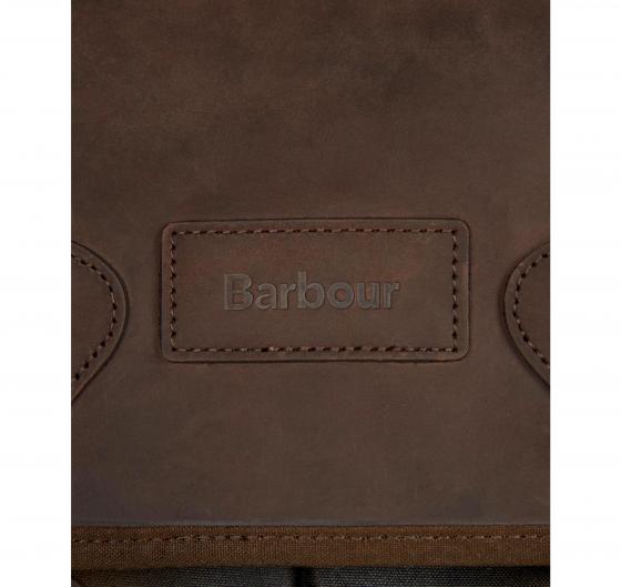 BARBOUR Borsa Uomo Tarras In Pelle Cerata UBA0003OL71 Colore Oliva