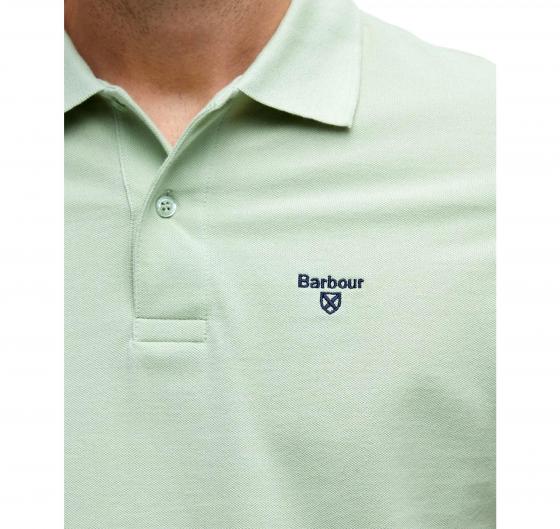 BARBOUR Polo Uomo Sports MML1367GN12 Verde Chiaro