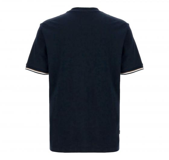 BOSS T-shirt Uomo Thompson Con Righe Tipiche Sul Fondo Manica 50501097 Colore Blu