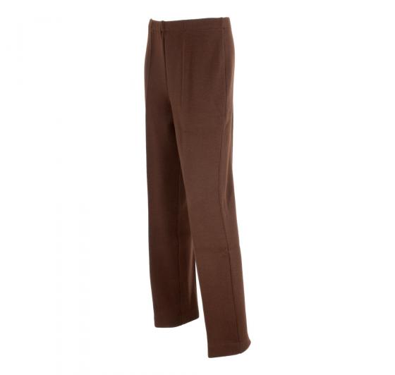 ELISABETTA B. Pantalone Donna Classico in Pura Lana A/I 155-120 Colore Marrone