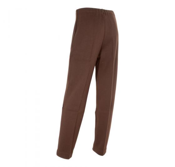 ELISABETTA B. Pantalone Donna Classico in Pura Lana A/I 155-120 Colore Marrone