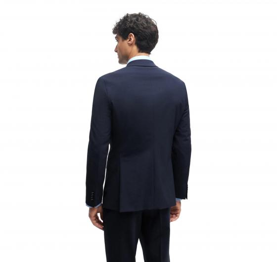 BOSS Giacca Uomo Slim Fit in Lana Vergine Elasticizzata H-Huge 50482734 Colore Blu
