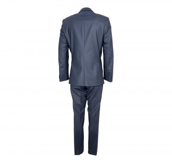 BOSS Abito Uomo Slim Fit In Misto Lana Con Micromotivo 50534913 Colore Blu