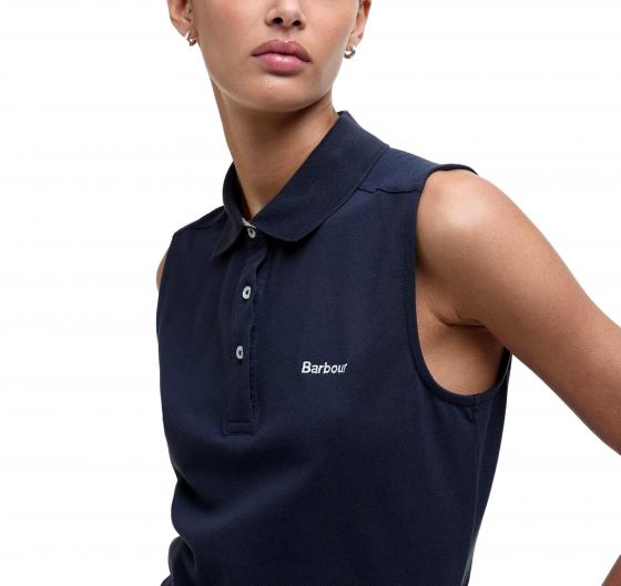 BARBOUR Polo Donna Senza Maniche Bowford LML0888NY73 Colore Blu Navy