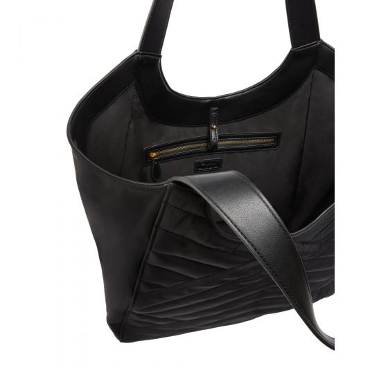 PINKO Borsa Donna Tote Bag Shopper In Tessuto Riciclato Trapunta Puzzle 104536 Z99Q Colore Nero