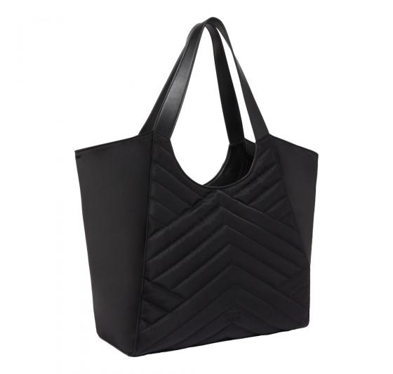 PINKO Borsa Donna Tote Bag Shopper In Tessuto Riciclato Trapunta Puzzle 104536 Z99Q Colore Nero