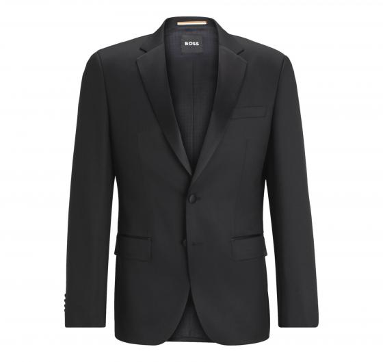 BOSS Giacca Da Smoking Slim Fit in serge di lana vergine  Modello H-Huge-Tux-N-B1 50469191 Colore Nero