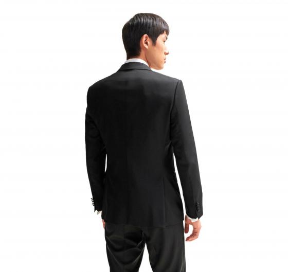 BOSS Giacca Da Smoking Slim Fit in serge di lana vergine  Modello H-Huge-Tux-N-B1 50469191 Colore Nero