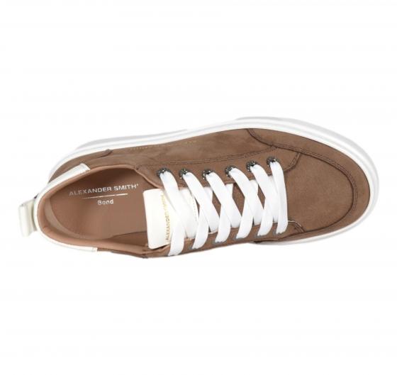 ALEXANDER SMITH Sneakers Uomo Bond Man BDM3258 OWT Colore Bianco Marrone