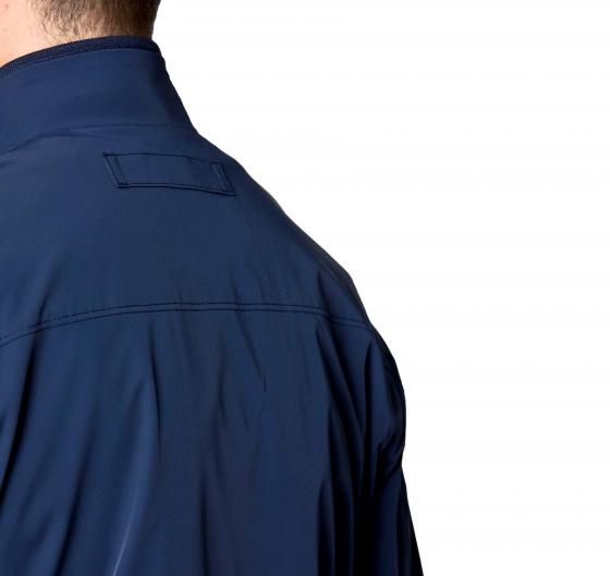 AERONAUTICA MILITARE Sailor Jacket in Gabardina Tecnica AB2210 Colore Blu Navy