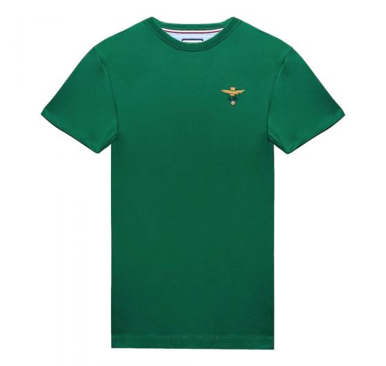 AERONAUTICA MILITARE T Shirt Uomo Girocollo Basica In Cotone TS1580J372 Colore Verde