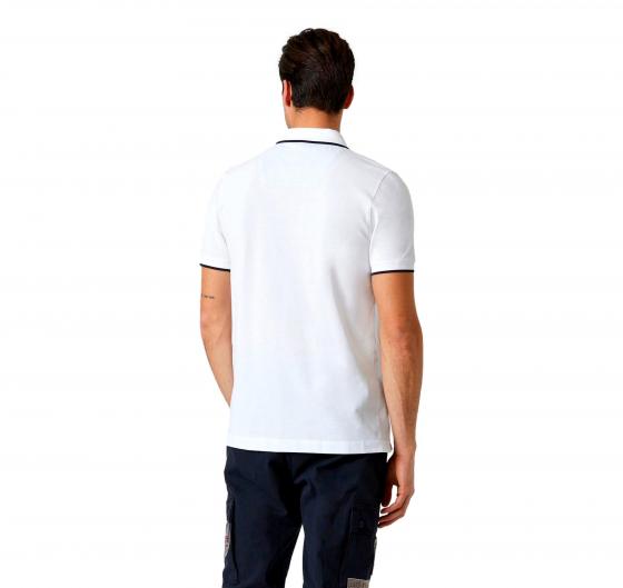 AERONAUTICA MILITARE Polo Uomo Basica In Cotone Manica Corta PO1308 Colore Bianco