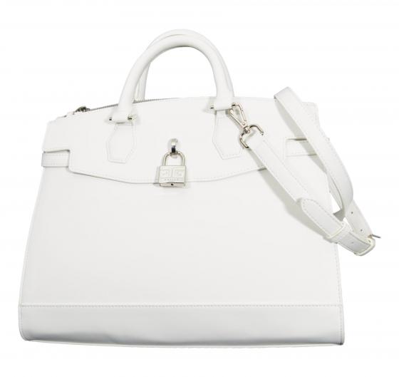 GAELLE PARIS Borsa Donna Reg Hand Bag In Ecopelle Liscio E Lucchetto GAACW02227 Colore Bianco