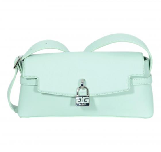 GAELLE PARIS Borsa Donna Reg Shoulder Strap Con Lucchetto Logato GAACW02225 Colore Menta