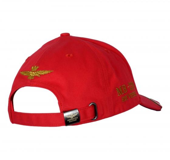 AERONAUTICA MILITARE Cappellino Baseball Uomo Modello HA1205 Colore Rosso