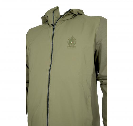 AERONAUTICA MILITARE Giacca Uomo Ibrida Con Cappuccio Removibile AF499F559 Colore Verde