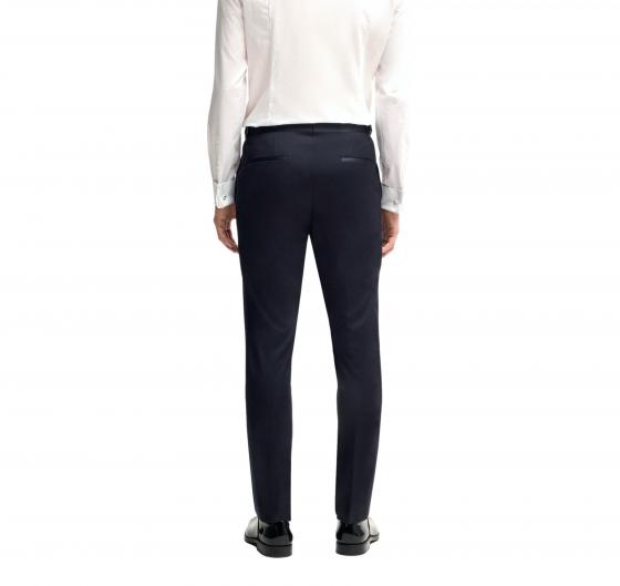 BOSS Smoking in Misto Lana con Rifiniture in Misto Seta Modello H-Huge-2Pcs-S-Tux252 50540766 Colore Blu scuro