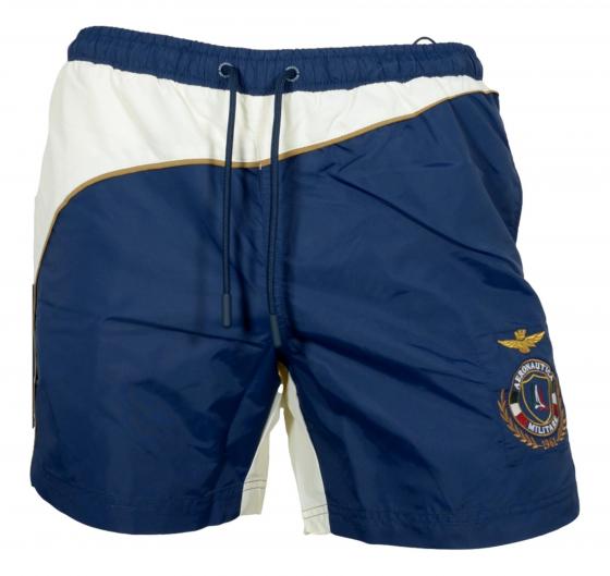 AERONAUTICA MILITARE Costume Uomo Con Logo Ricamato BW228CT3539 Colore Blu Multicolore