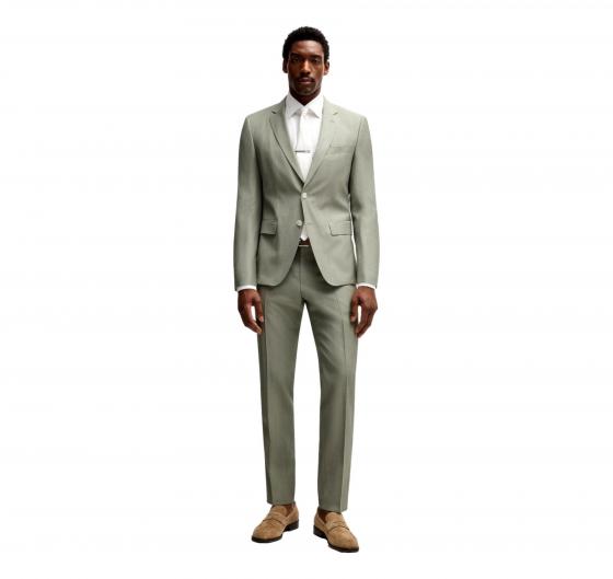 BOSS Abito Uomo Slim Fit in Misto Lana Modello H-Huge-2Pcs-224 50540759 Colore Calce