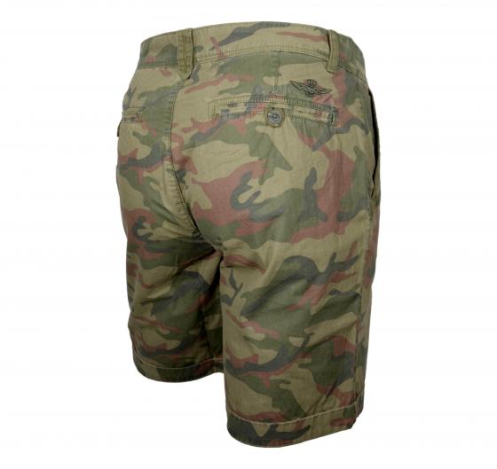 AERONAUTICA MILITARE Bermuda Uomo Mimetico BE251CT3506 Colore Verde Militare