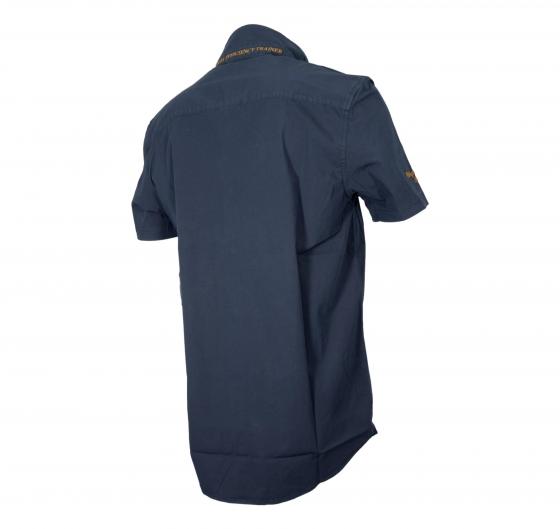 AERONAUTICA MILITARE Camicia Uomo Manica Corta Con Ricamo Sul Petto CA1285 Colore Blu