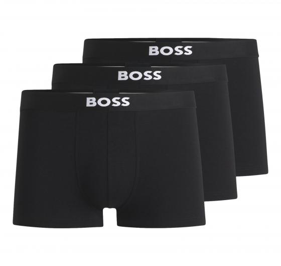 BOSS Boxer Uomo In Cotone Elasticizzato Con Logo In Confezione Da Tre 50544263 Colore Nero