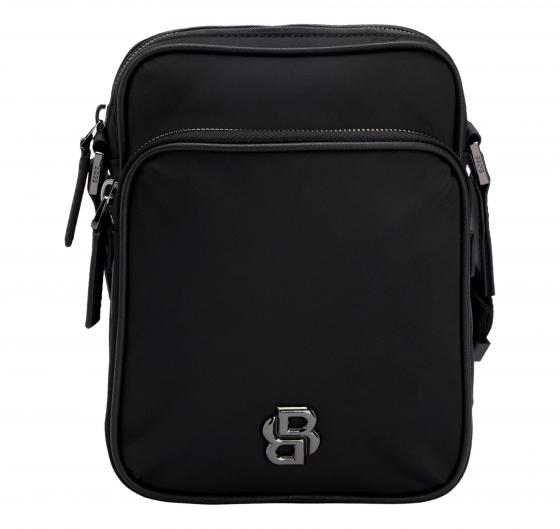 BOSS Tracolla Uomo Reporter Bag In Twill Con Monogramma Double B Modello B Icon NS Crossb 50523462 Colore Nero