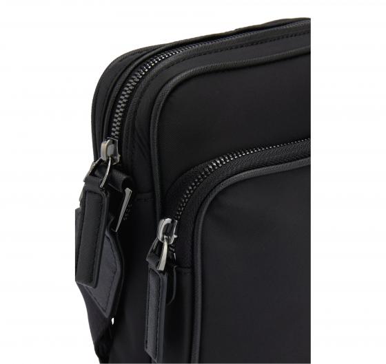 BOSS Tracolla Uomo Reporter Bag In Twill Con Monogramma Double B Modello B Icon NS Crossb 50523462 Colore Nero