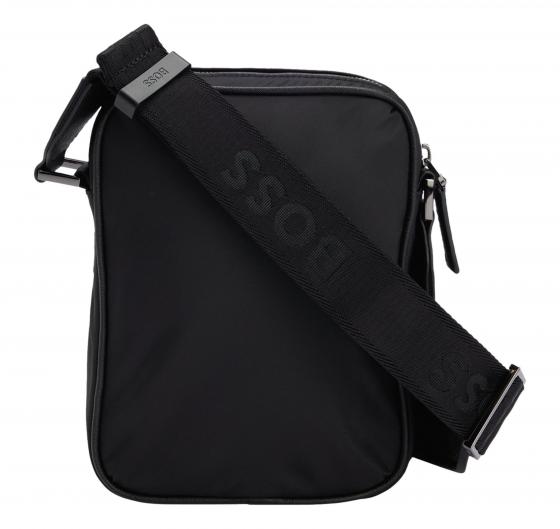 BOSS Tracolla Uomo Reporter Bag In Twill Con Monogramma Double B Modello B Icon NS Crossb 50523462 Colore Nero
