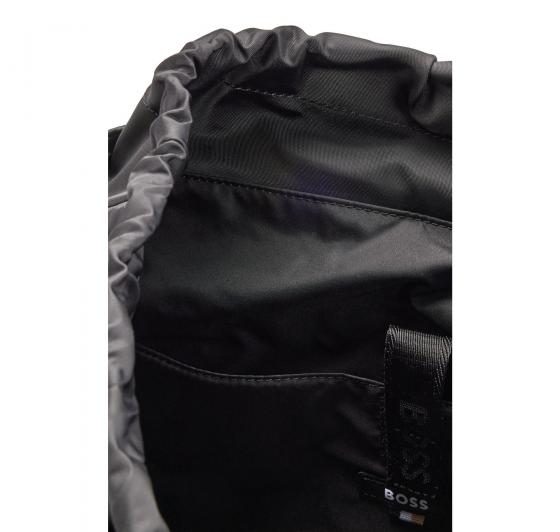 BOSS Zaino Uomo Multitasca Rifinito Con Monogramma Double B B Icon Backpack 50516809 Colore Nero