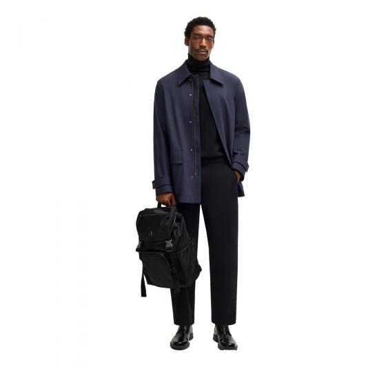 BOSS Zaino Uomo Multitasca Rifinito Con Monogramma Double B B Icon Backpack 50516809 Colore Nero